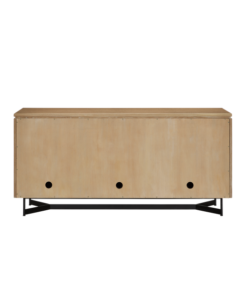 Currey & Company Indeo Washed Oak Credenza