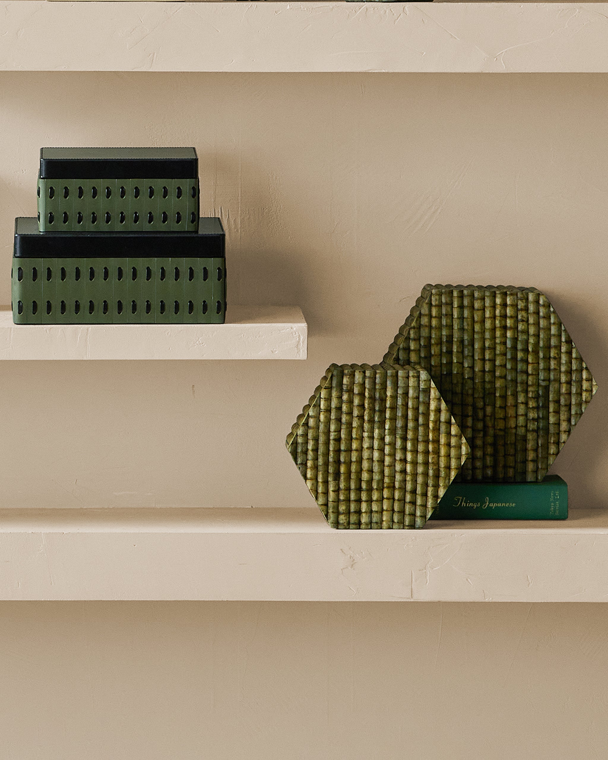 Currey & Company Cuoio Box Set Of 2