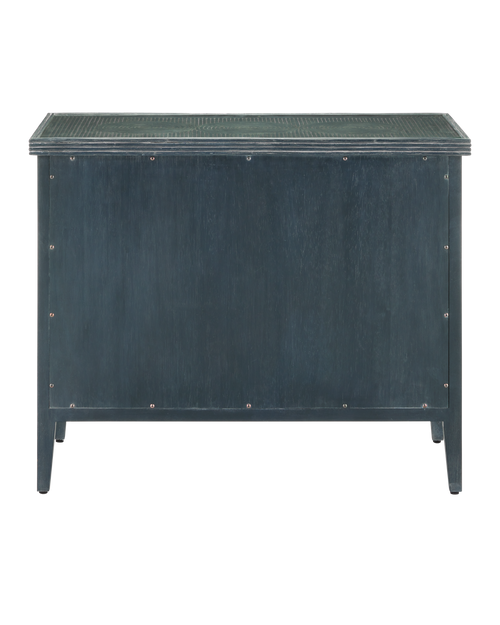 Currey & Company Santos Vintage Navy Large Chest