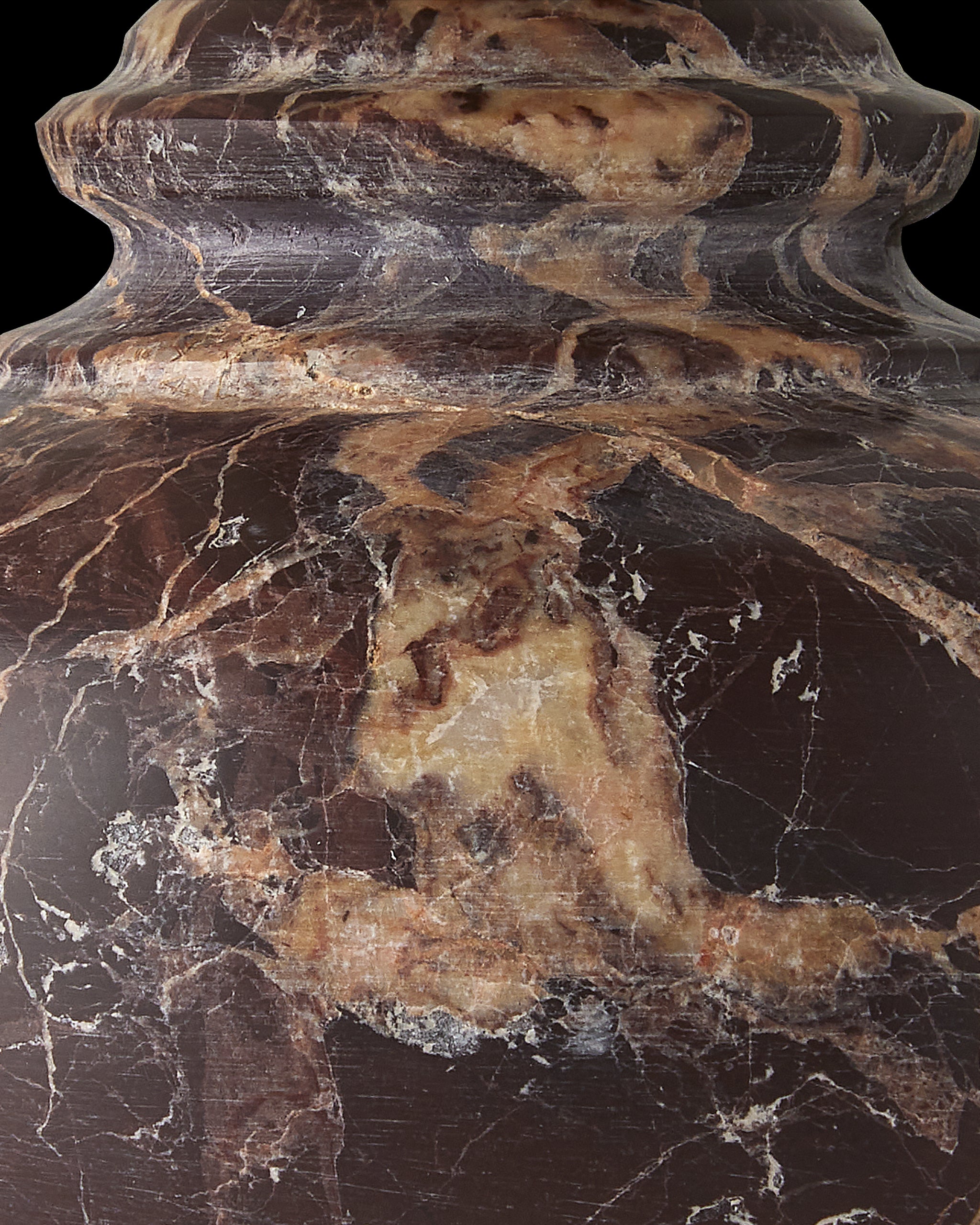 Currey & Company Piccolo Brown Mini Table Lamp