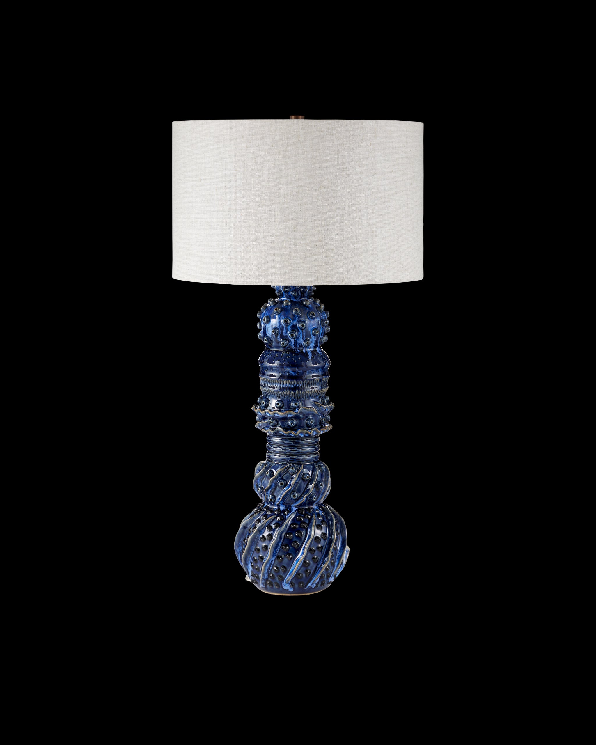 Currey & Company Undersea Dark Blue Table Lamp