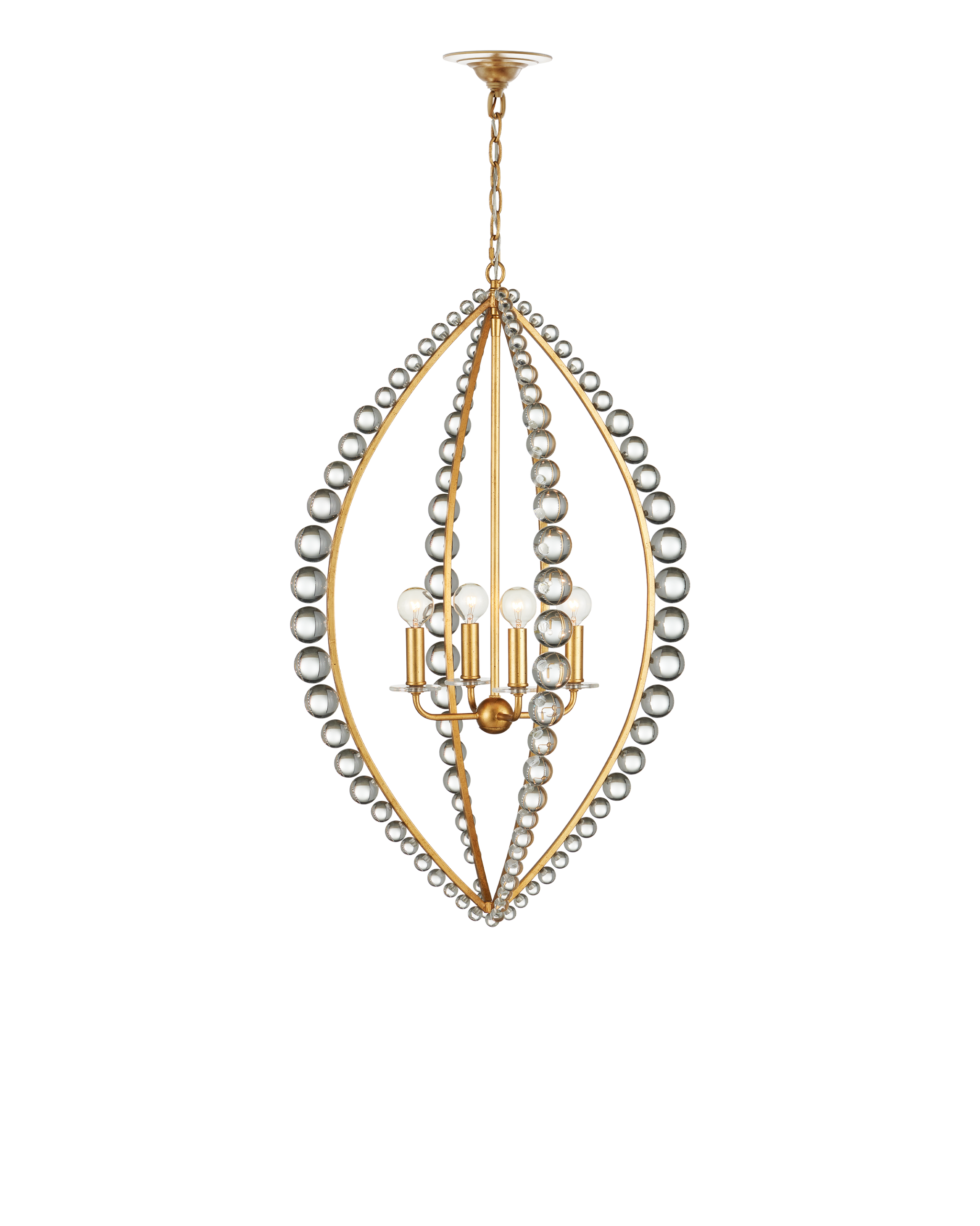 Currey & Company Amadora Teardrop Chandelier