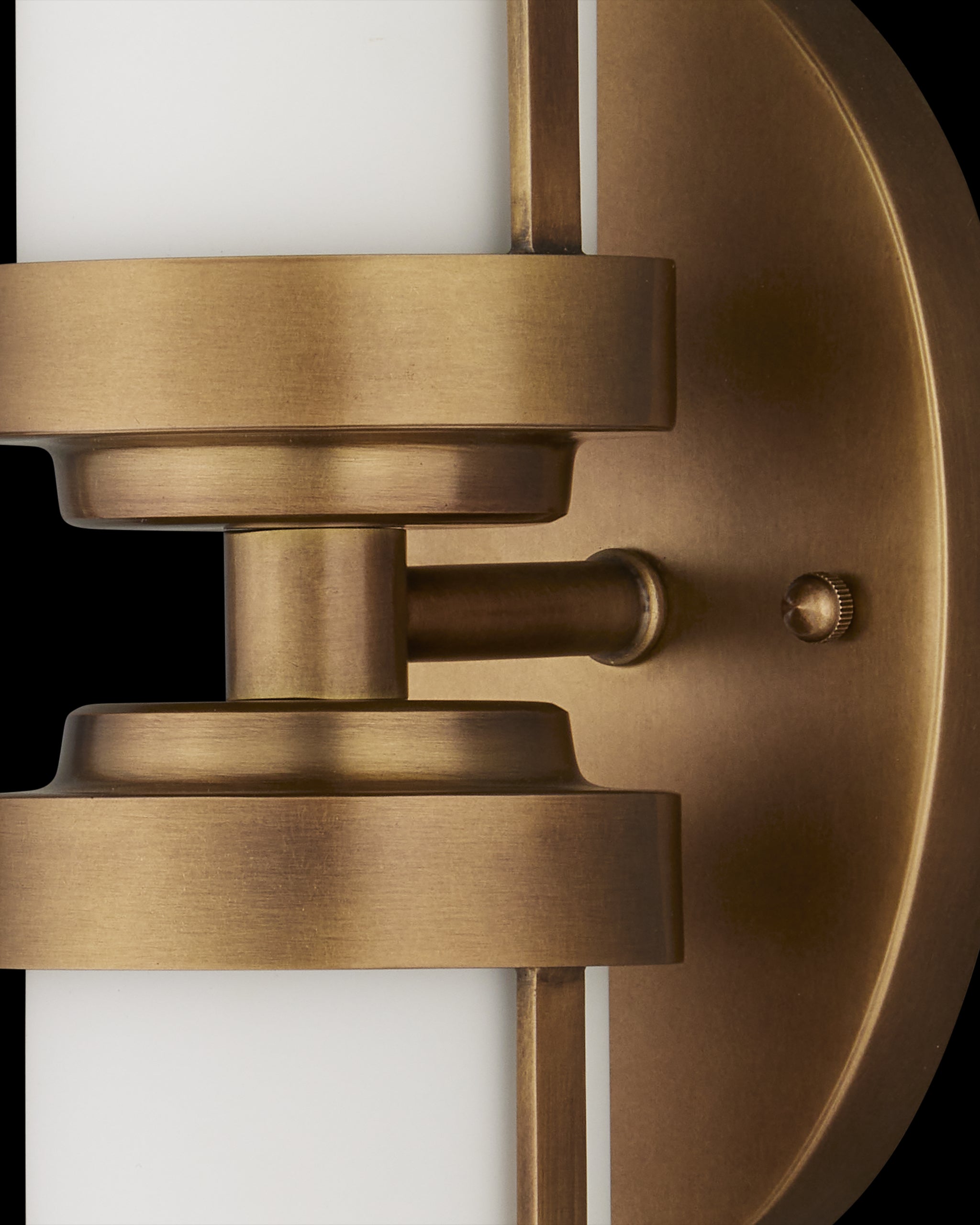 Currey & Company Bowland Brass Bath Wall Sconce