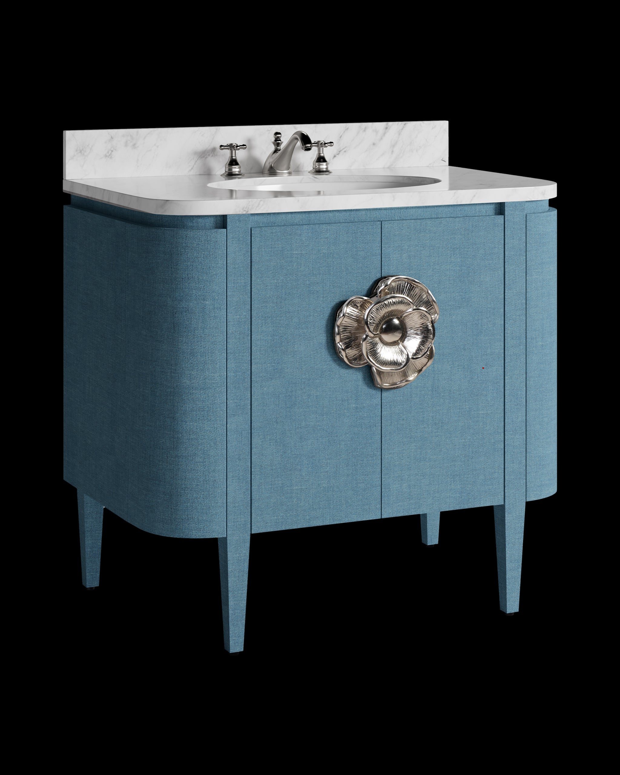 Currey & Company Briallen 36" Vanity With Oval Undermount Sink