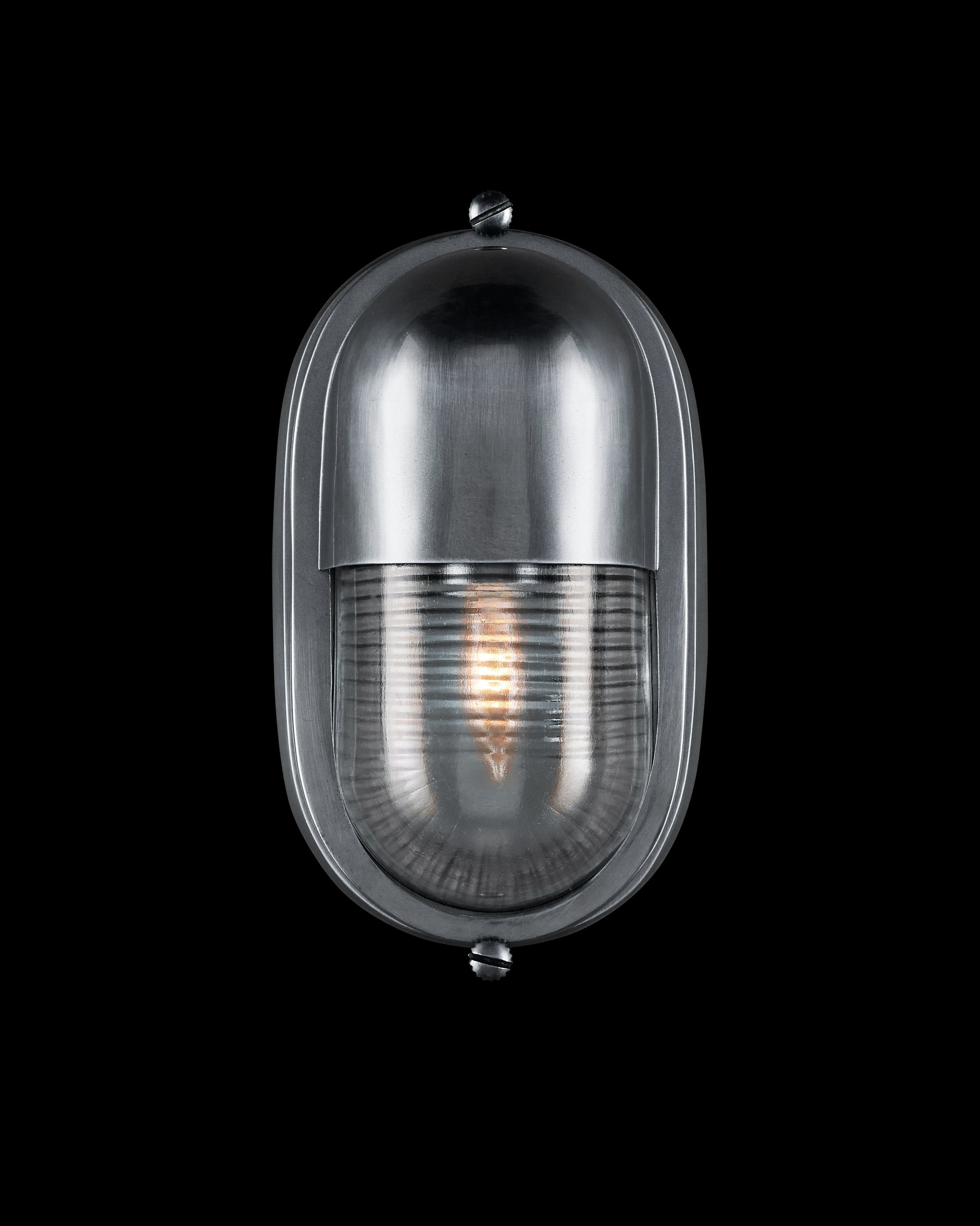 Currey & Company Maritime Silver Outdoor Wall Sconce