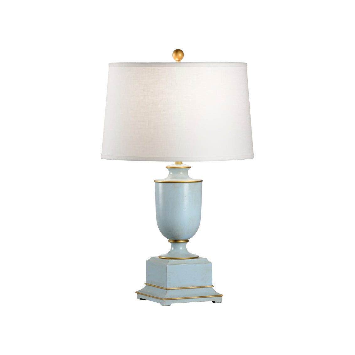Wildwood Old Washed Urn Lamp Blue