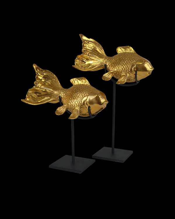 Currey & Company Goldfish Set Of 2