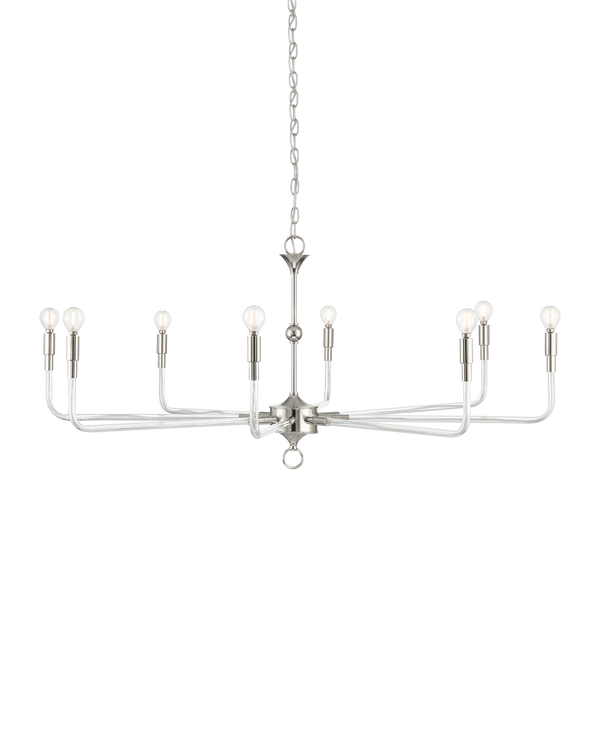 Currey & Company Nantucket Nickel Chandelier