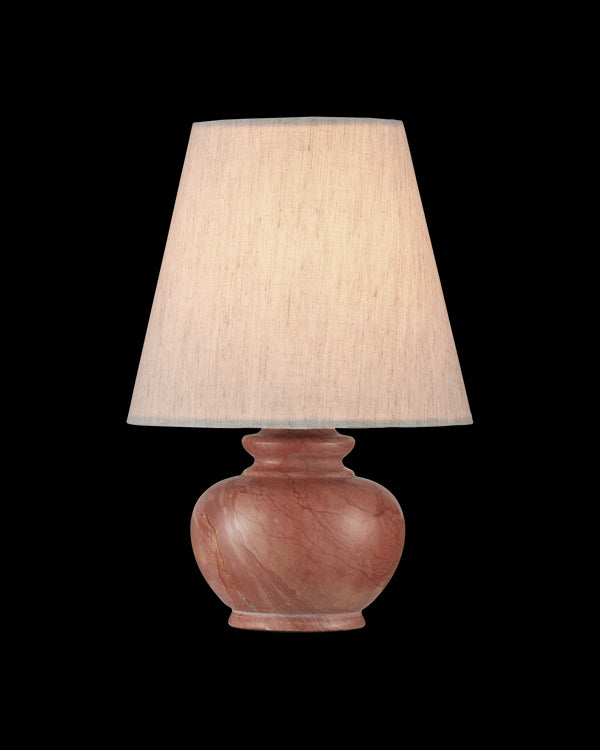 Currey & Company Piccolo Pink Mini Table Lamp