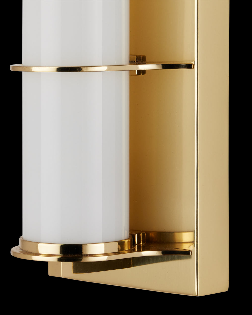 Currey & Company Blaine Brass Bath Wall Sconce