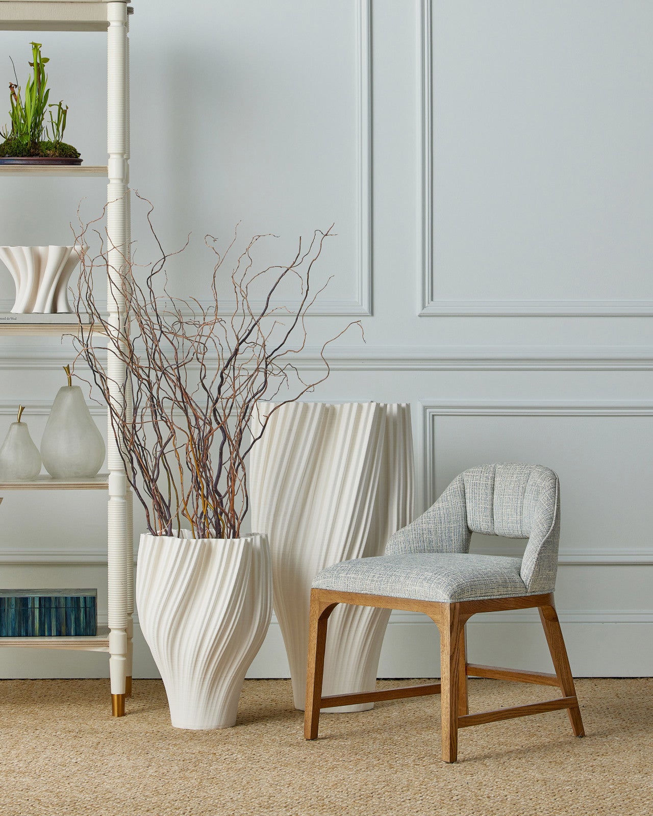 Currey & Company 21.5" Whorl Vase