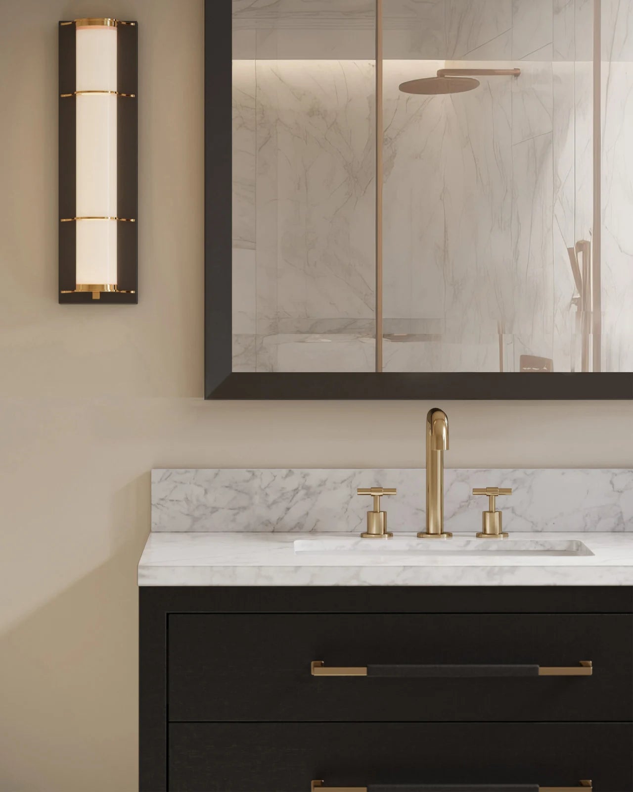 Currey and Company Verona Linen Bathroom Vanity