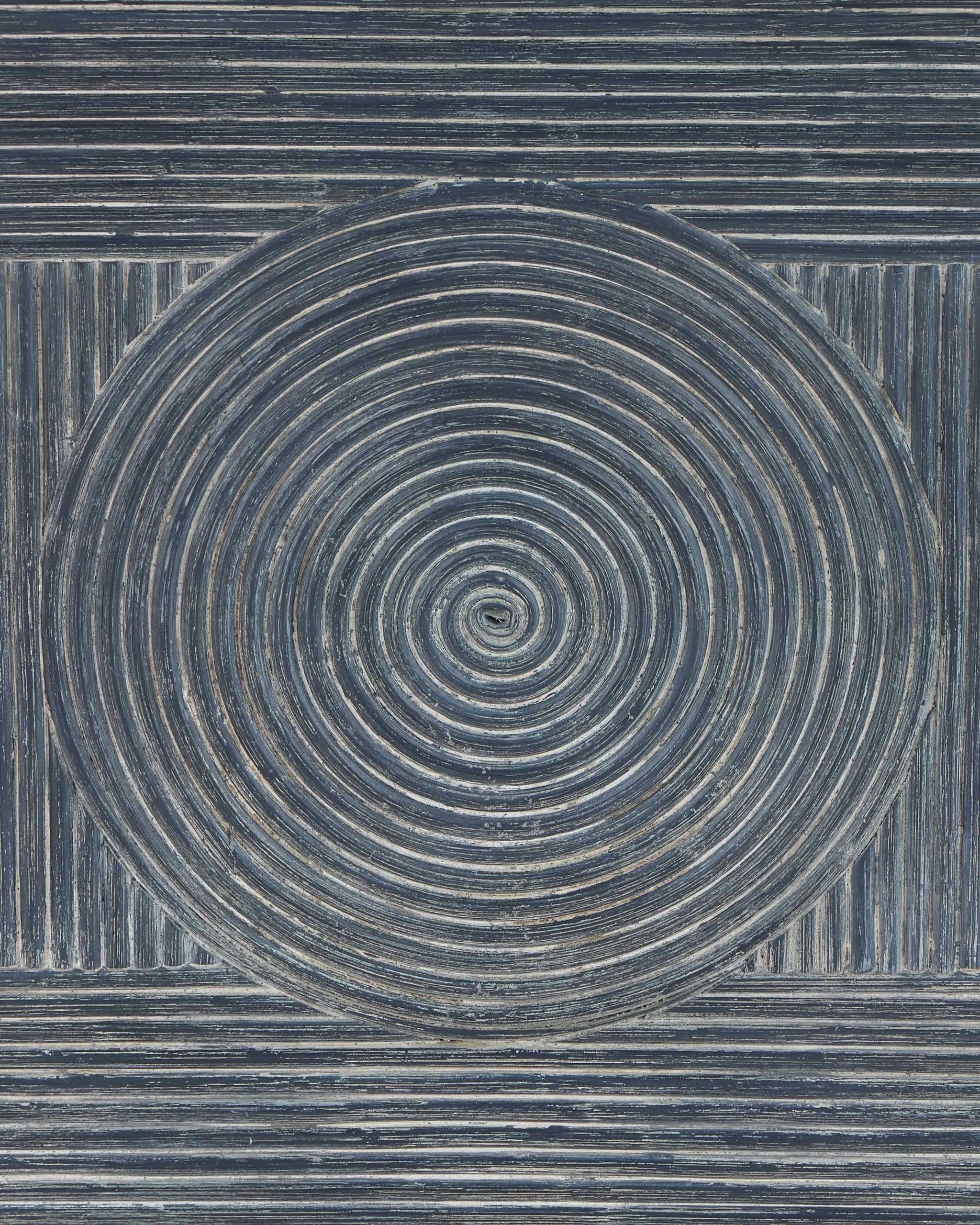 Currey & Company Santos Vintage Navy Side Chair, Barrett Dusk