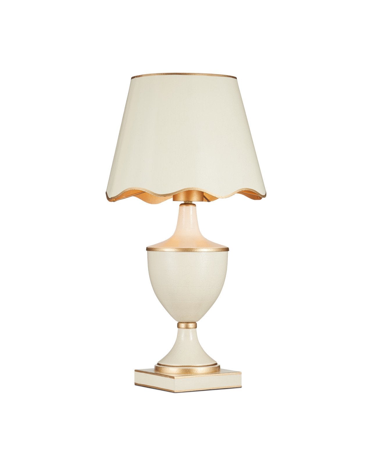 Currey & Company Travelogue Ivory Cordless Table Lamp