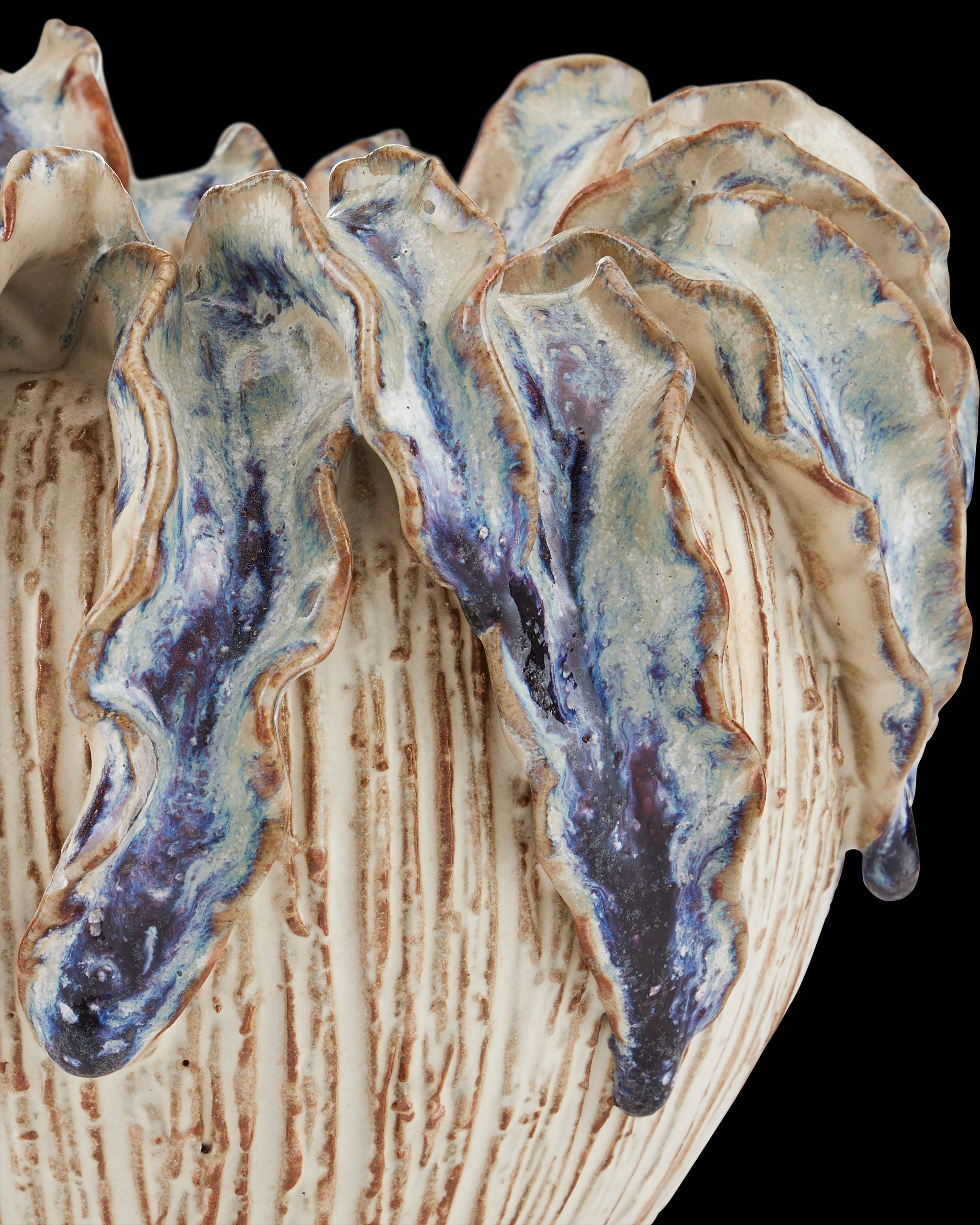 Currey & Company Tropical Crown Small Vase