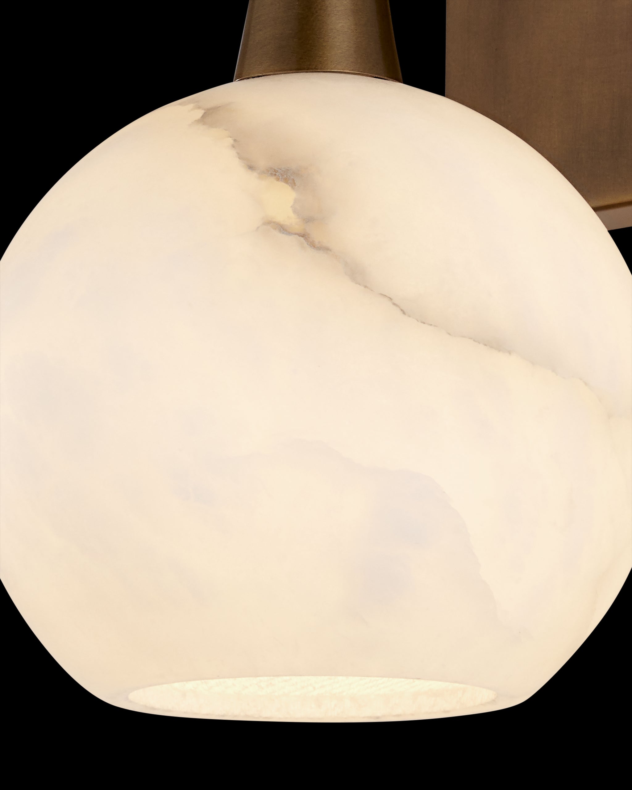 Currey & Company Bombelles Brass Bath Wall Sconce