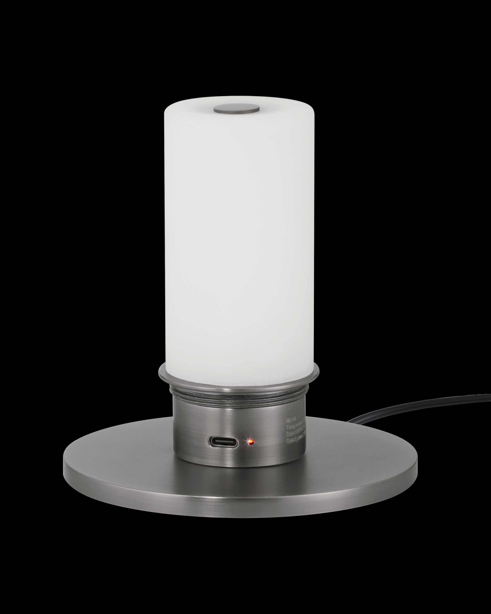 Currey & Company Galavant Nickel Cordless Table Lamp