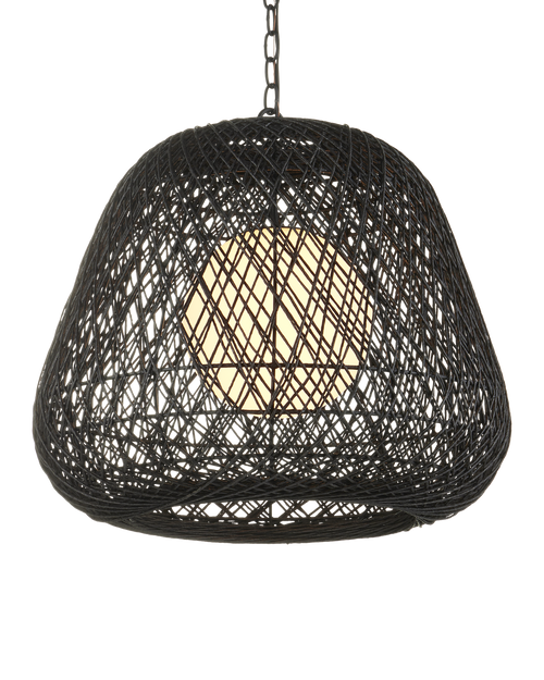 Currey & Company Osbert Black Pendant