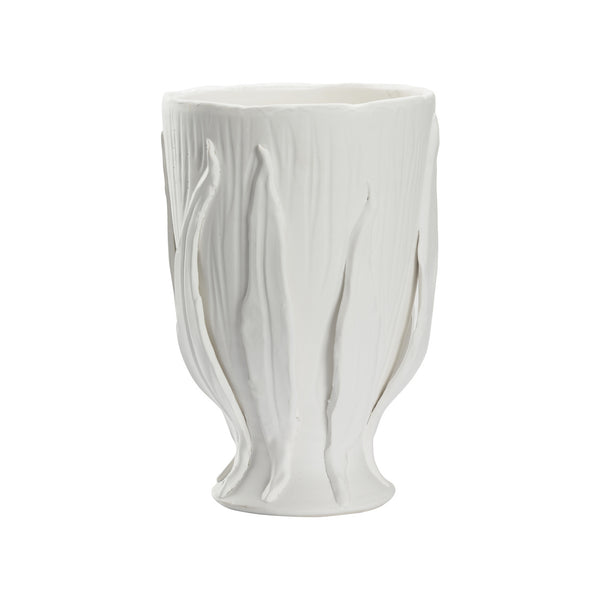 Chelsea House Umbria Footed Vase Ivory