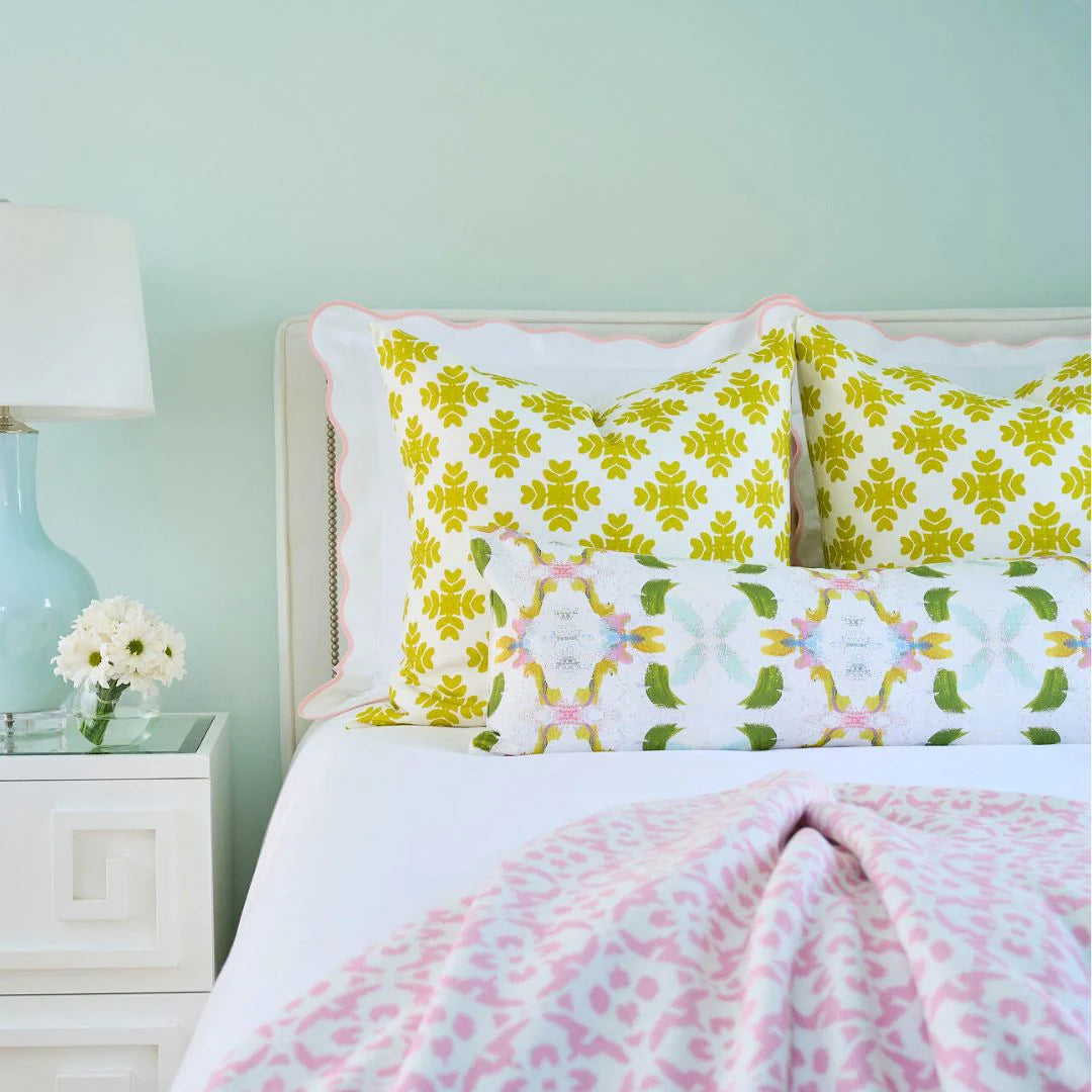 Laura Park Dogwood Linen Cotton Pillow