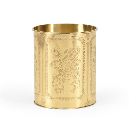 Wildwood Brass Waste Basket