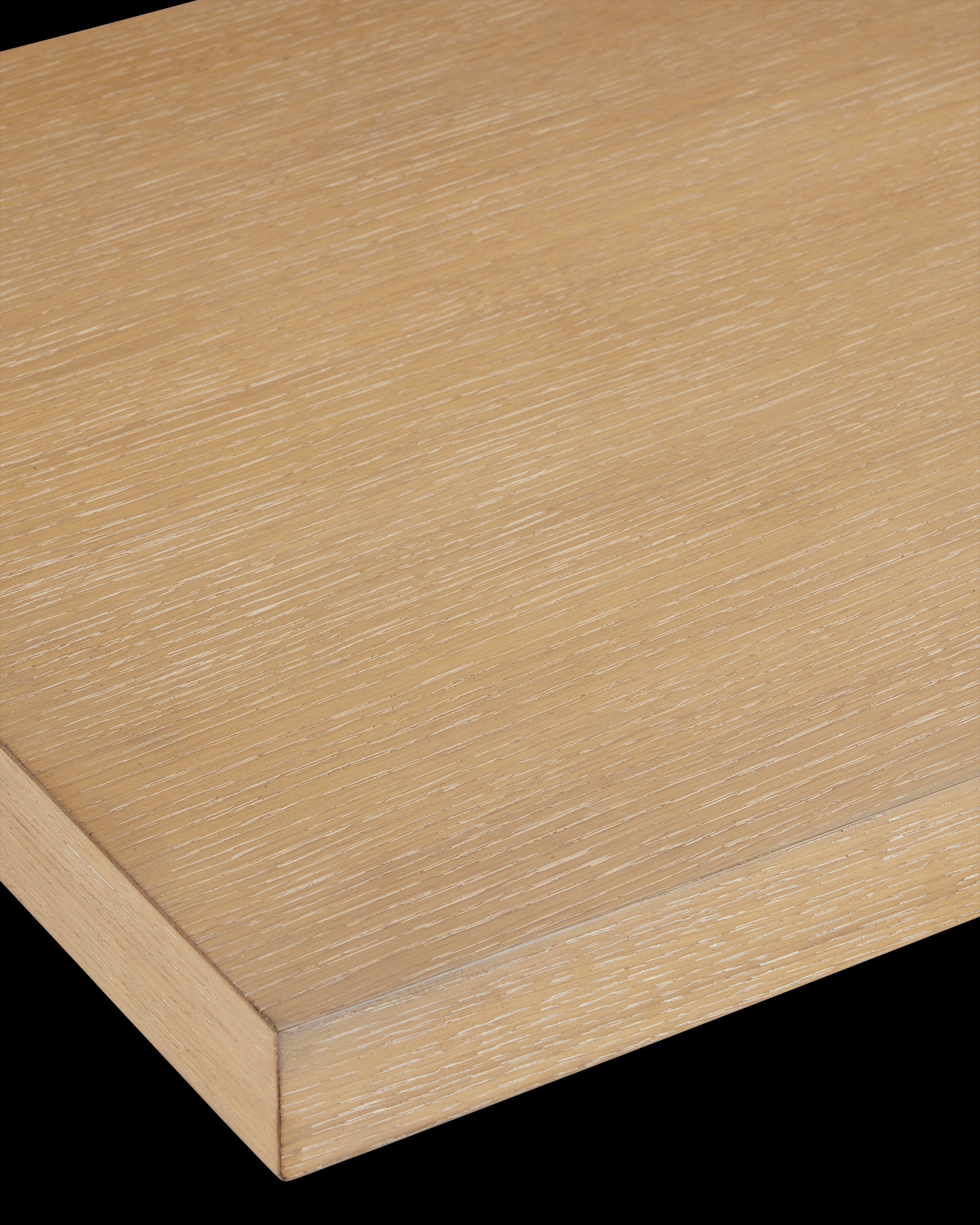 Currey & Company Morombe Washed Oak Console Table