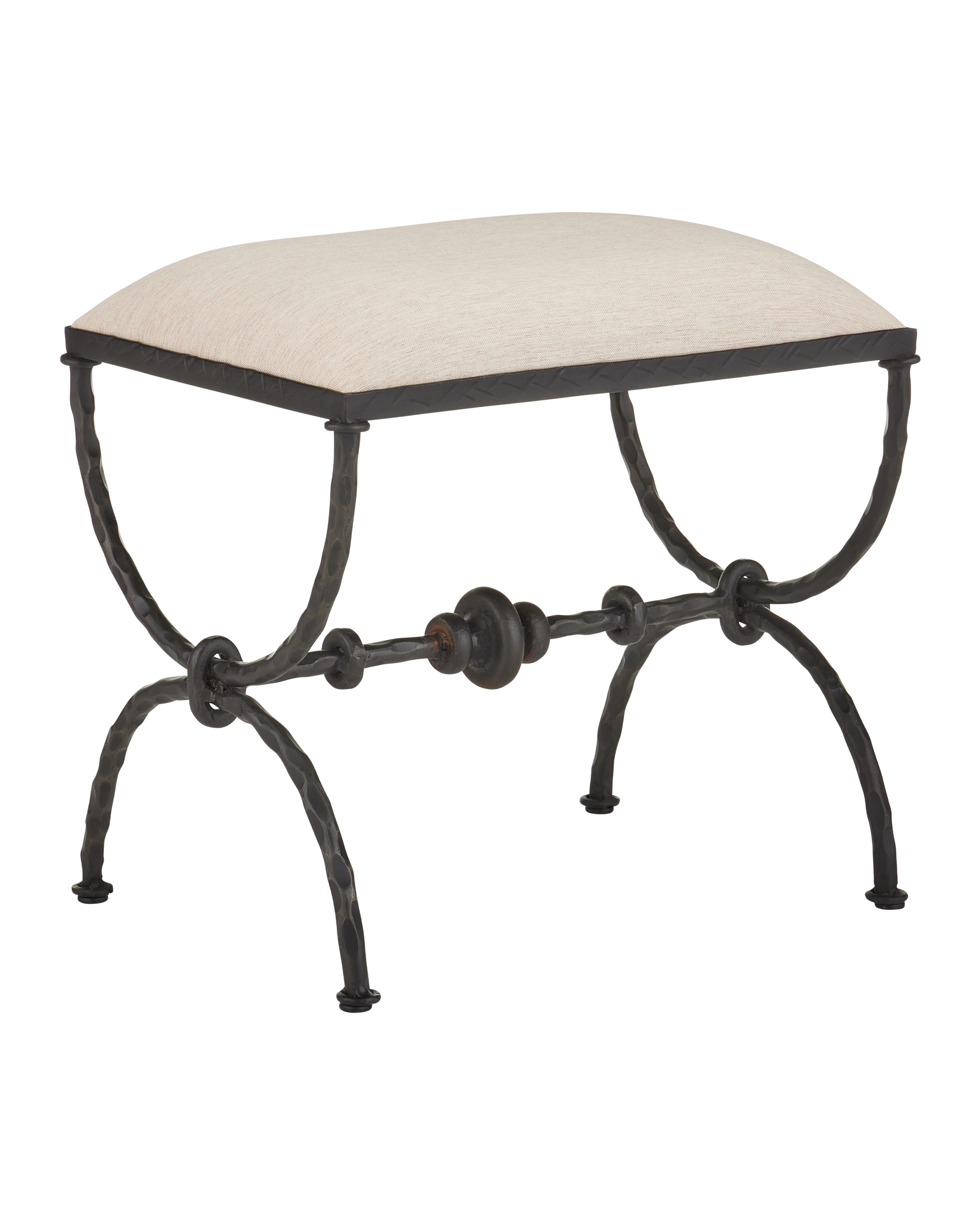 Currey & Company Agora Ottoman, Sparks Givry