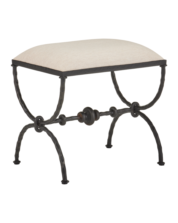 Currey & Company Agora Ottoman, Sparks Givry