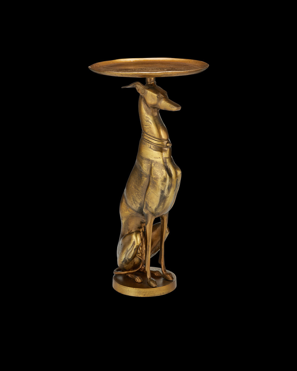 Currey & Company Ballyregan Brass Accent Table