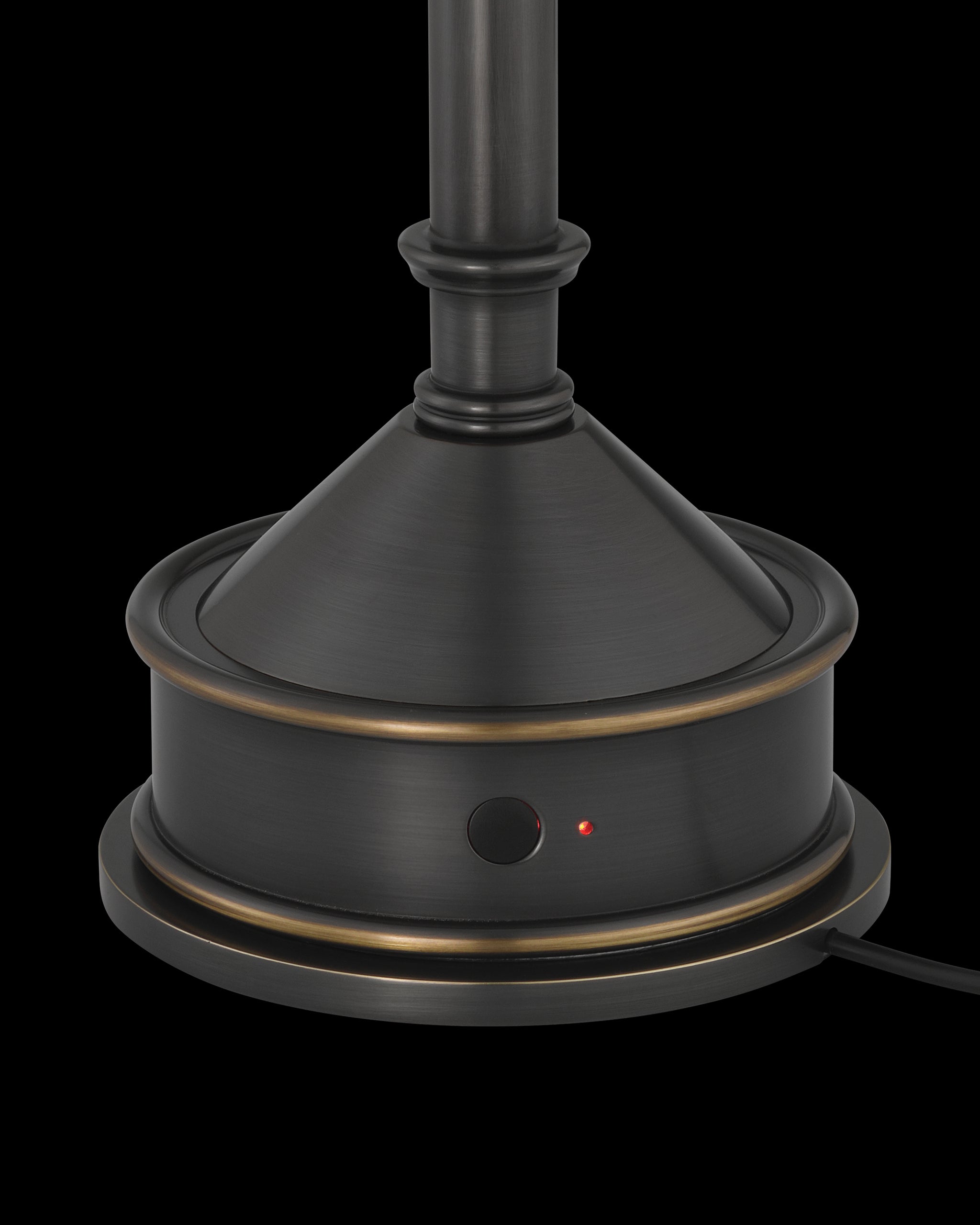 Currey & Company Traipse Bronze Cordless Table Lamp