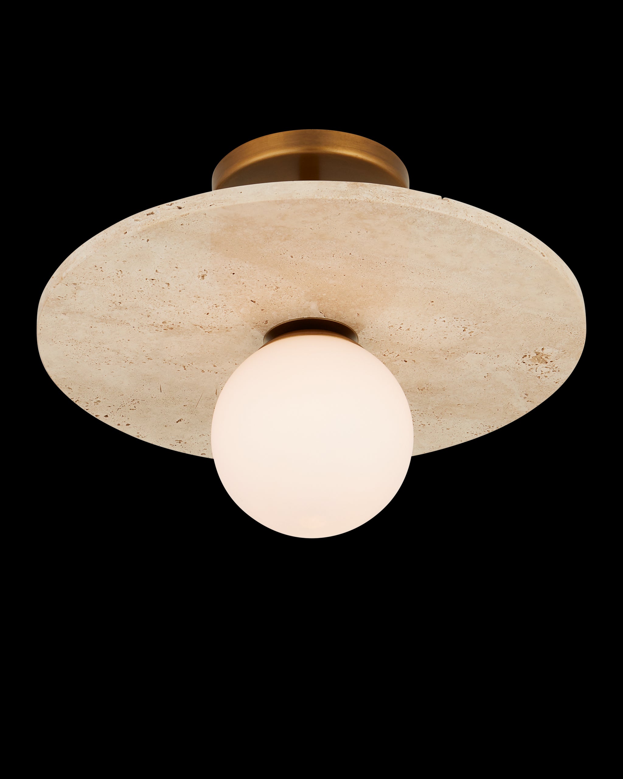 Currey & Company Apricity Semi Flush Mount