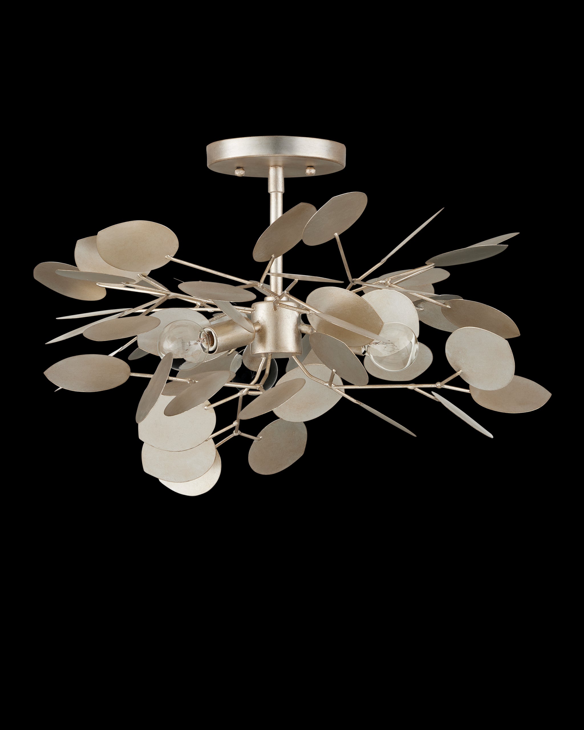 Currey & Company Lunaria Semi Flush Mount