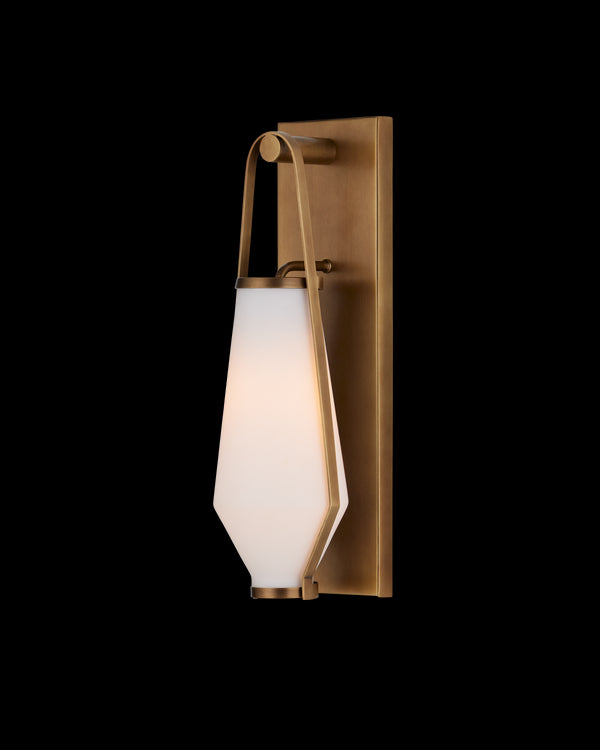 Currey & Company Brompton Brass Bath Wall Sconce