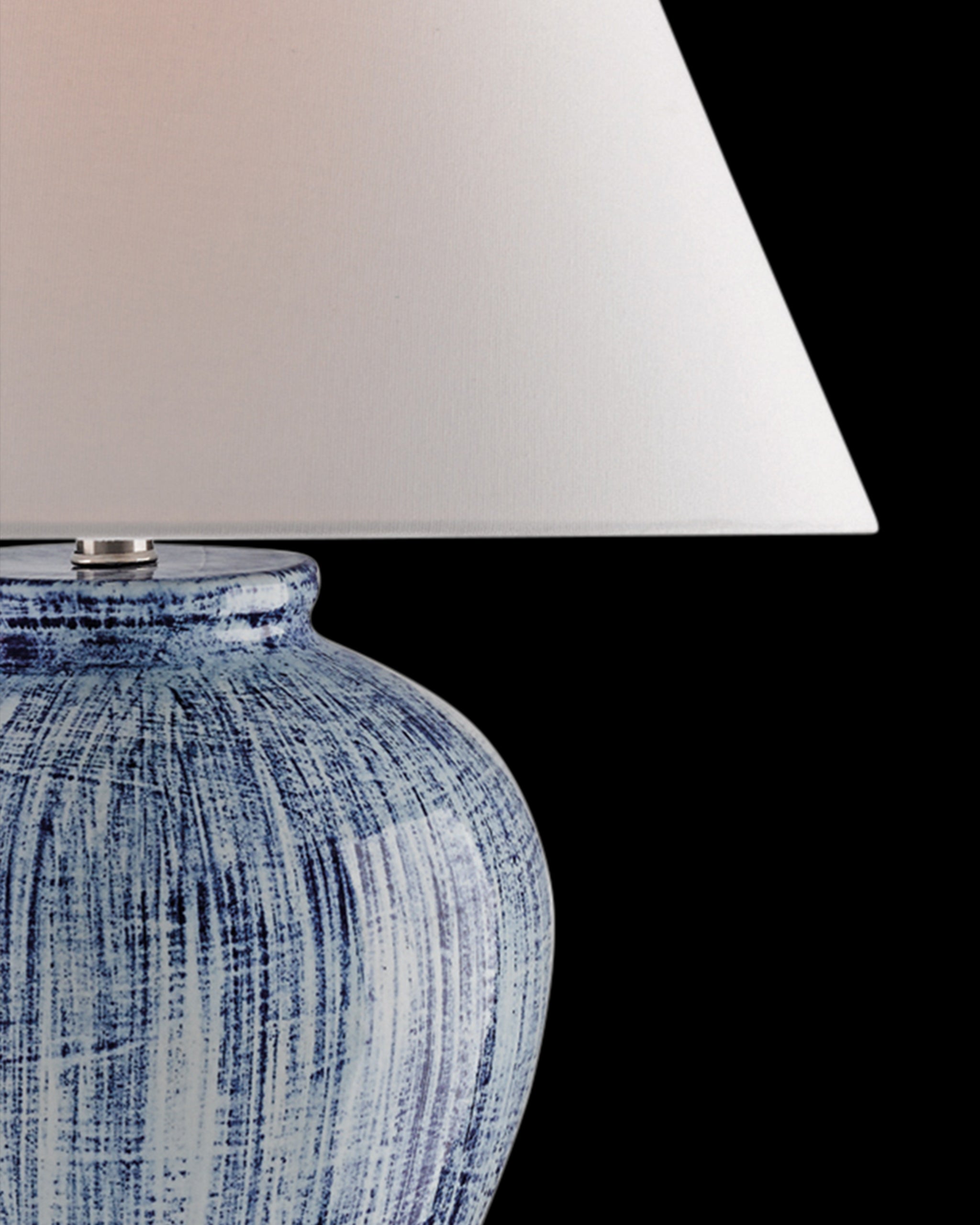 Currey & Company Malaprop Blue Table Lamp