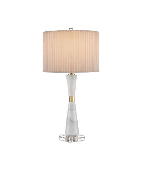 Currey & Company Edelmar White Table Lamp