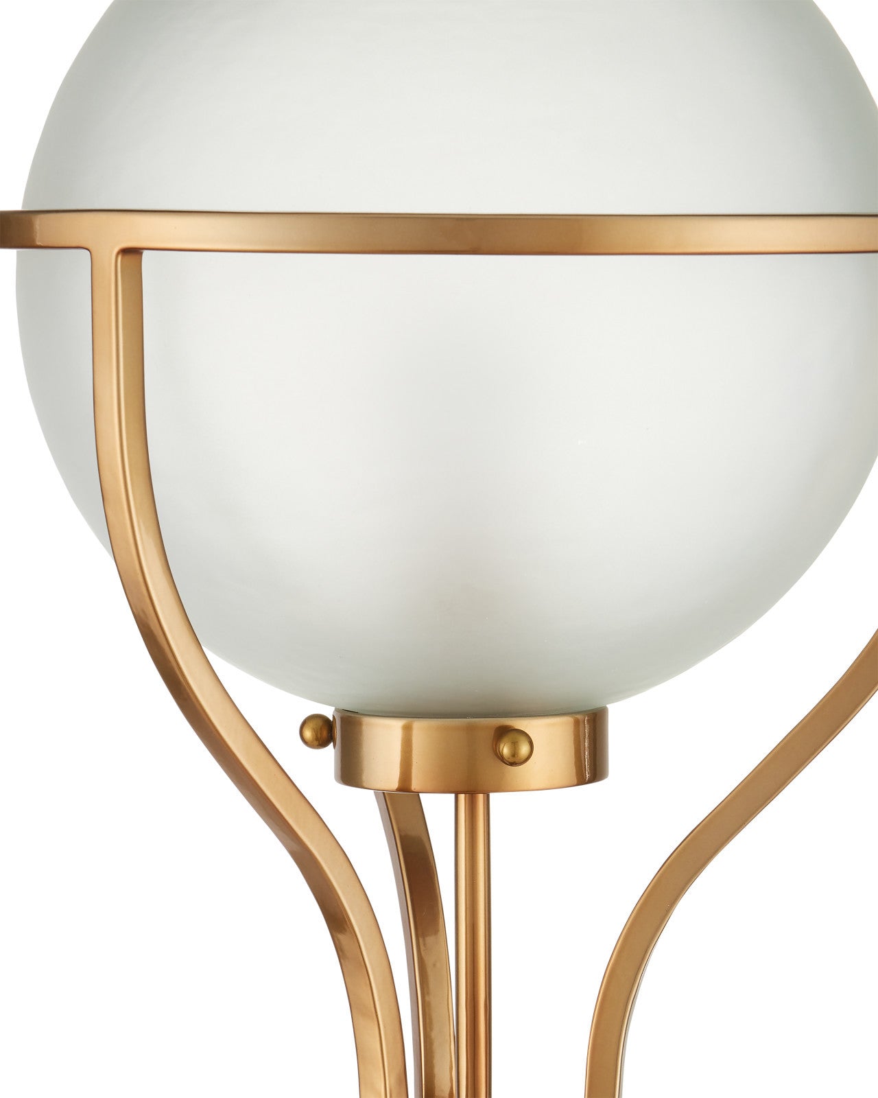 Currey & Company Metropolis Metallic Champagne Floor Lamp