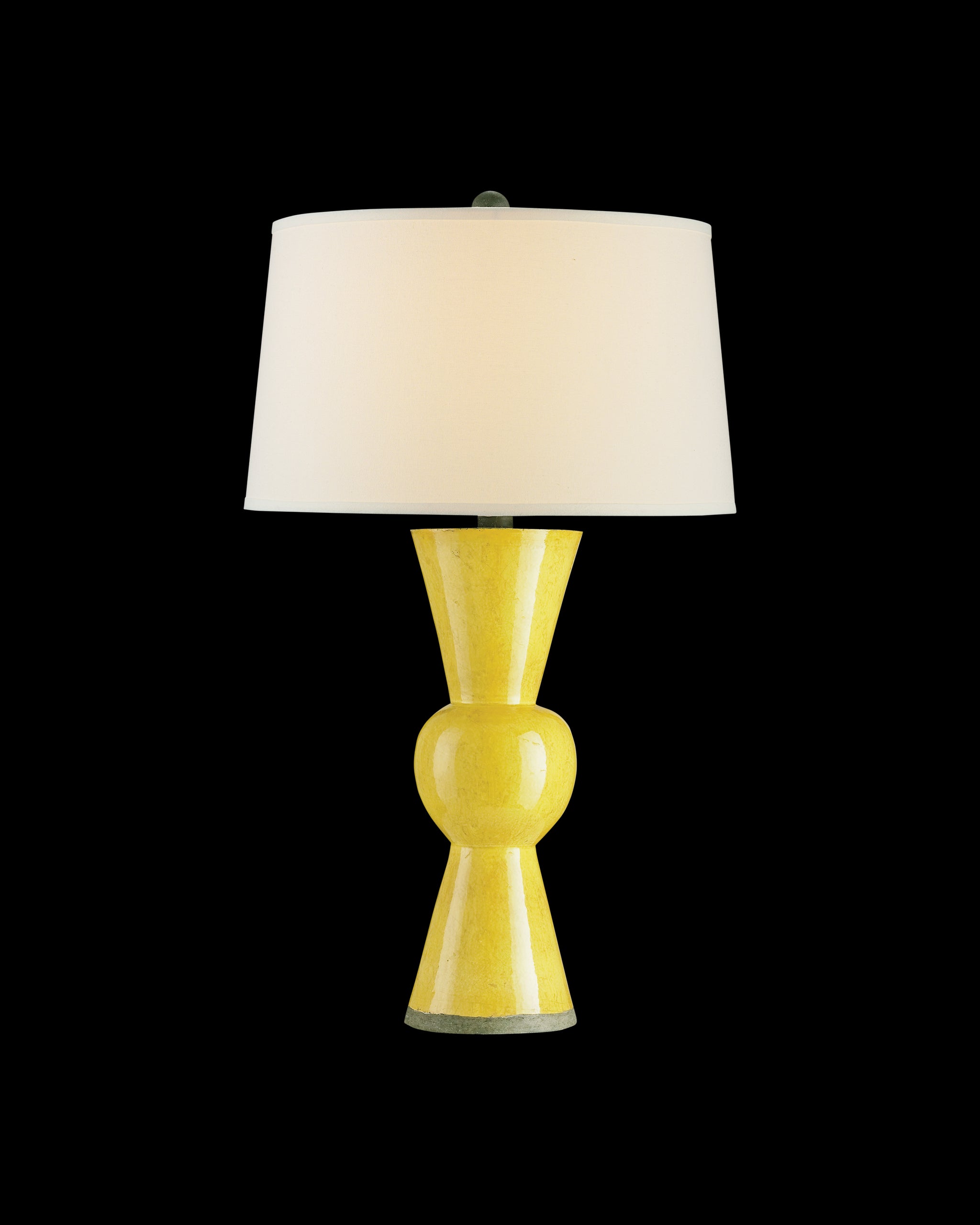 Currey & Company Upbeat Yellow Table Lamp