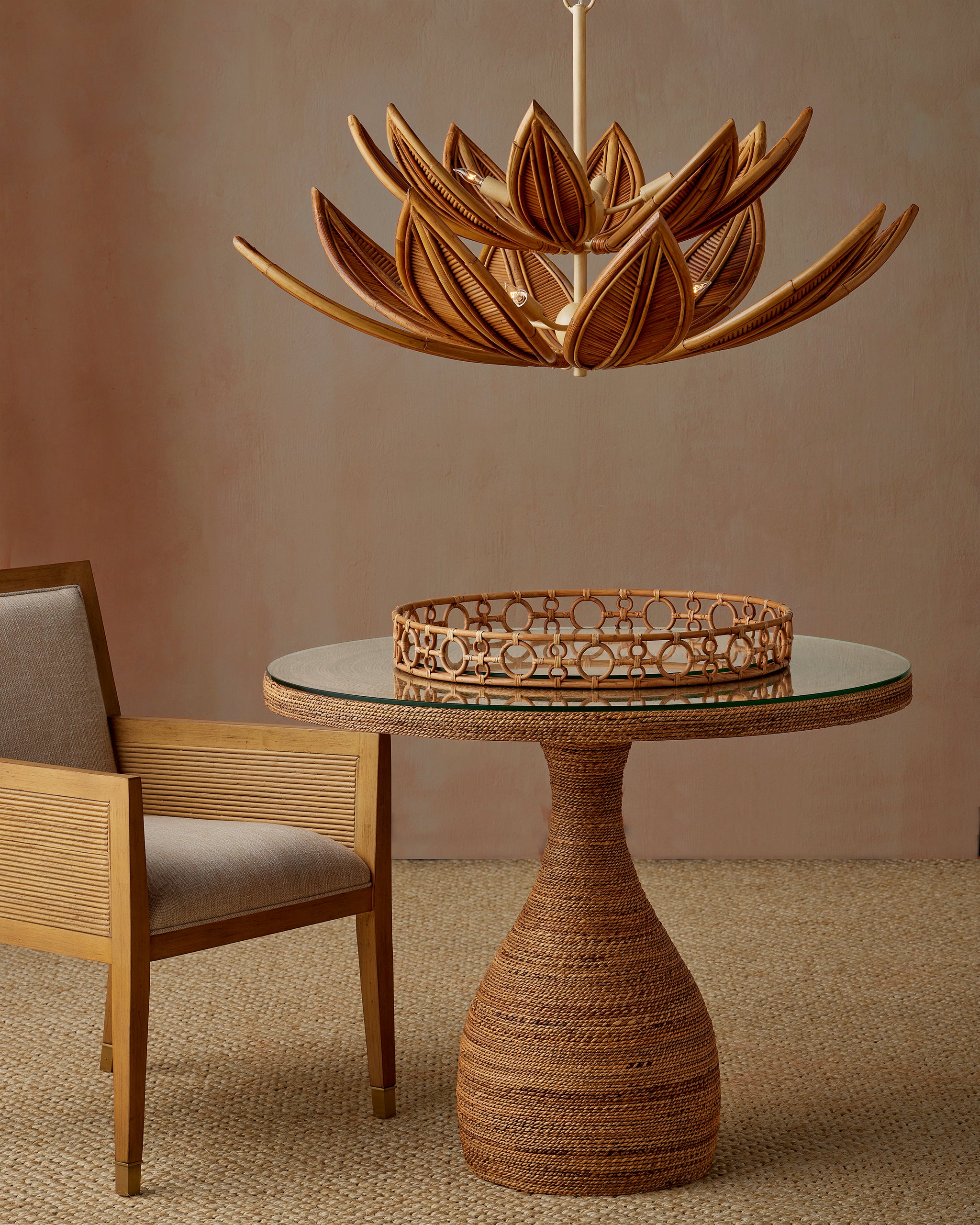 Currey & Company Cubana Two Tier Chandelier