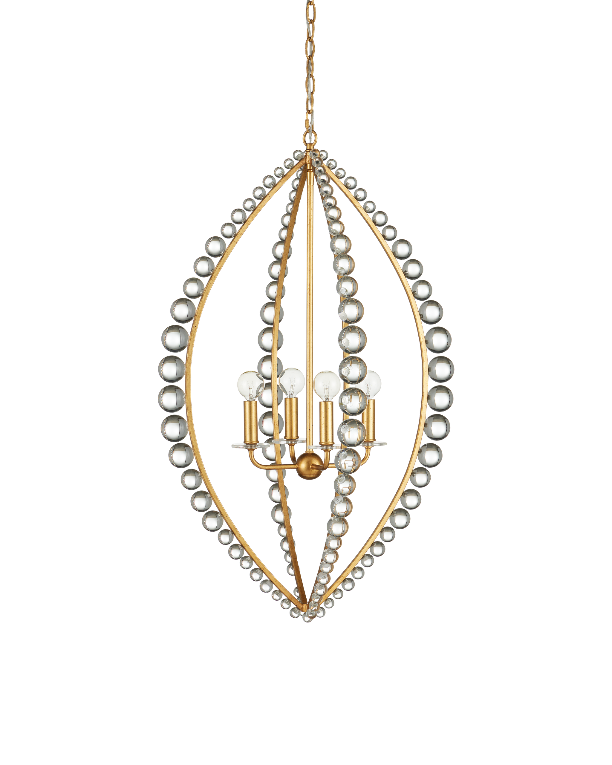 Currey & Company Amadora Teardrop Chandelier