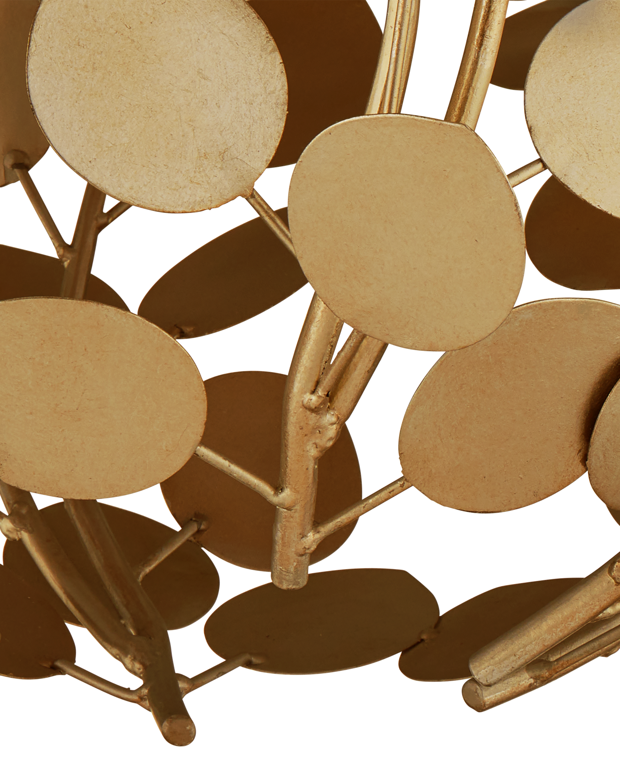 Currey & Company Lunaria Gold Orb Chandelier