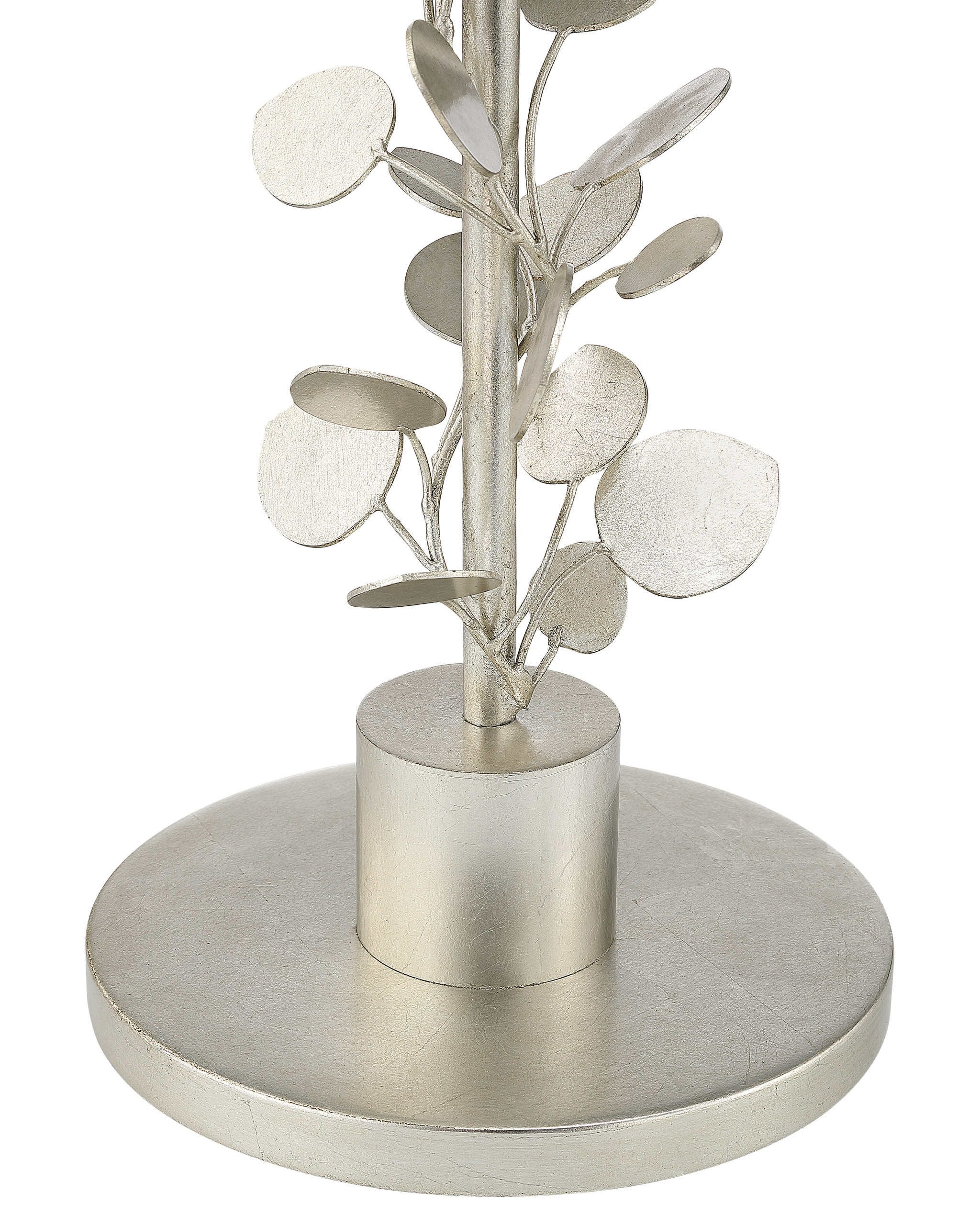 Currey & Company Lunaria Silver Accent Table