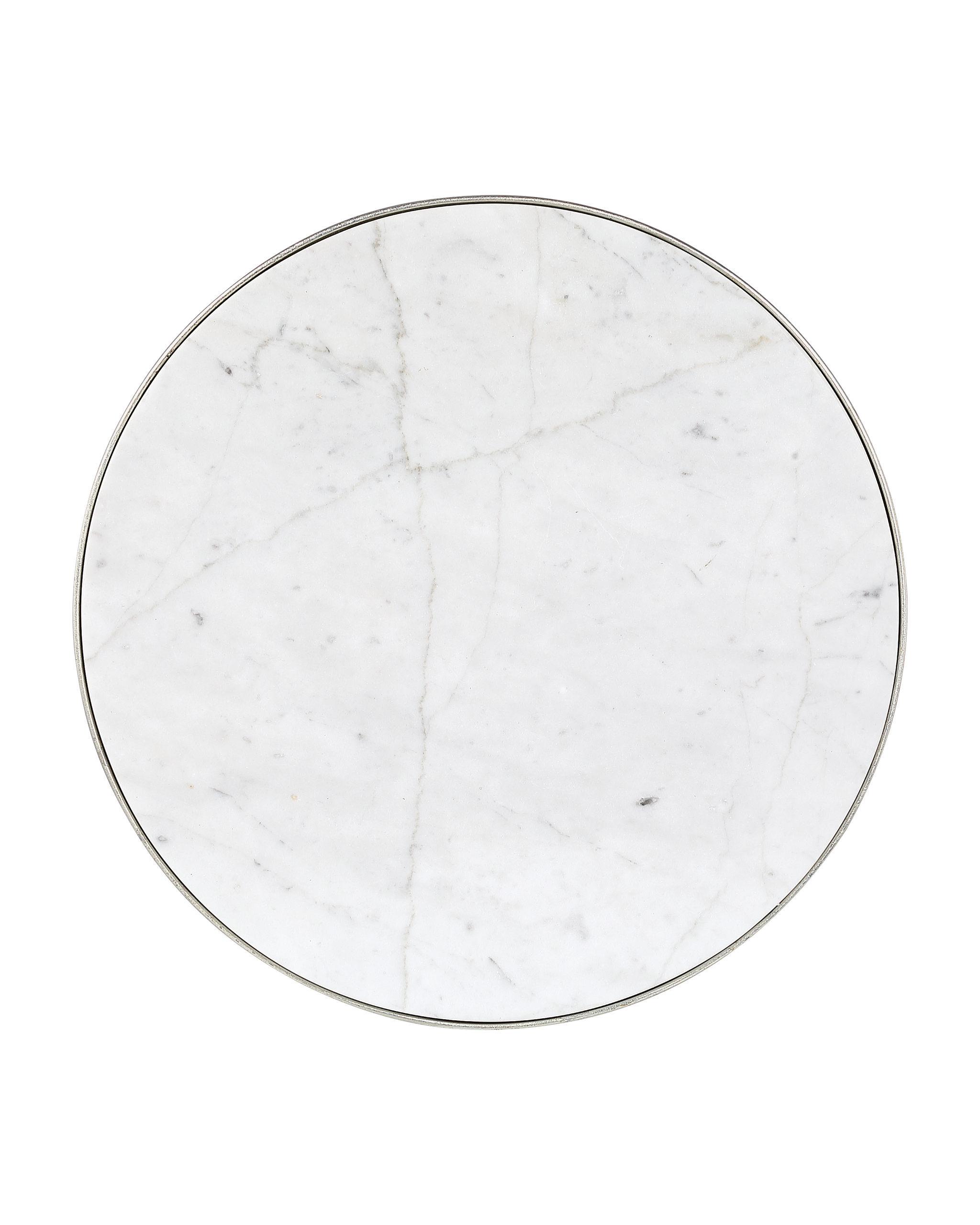 Currey & Company Lunaria Silver Accent Table