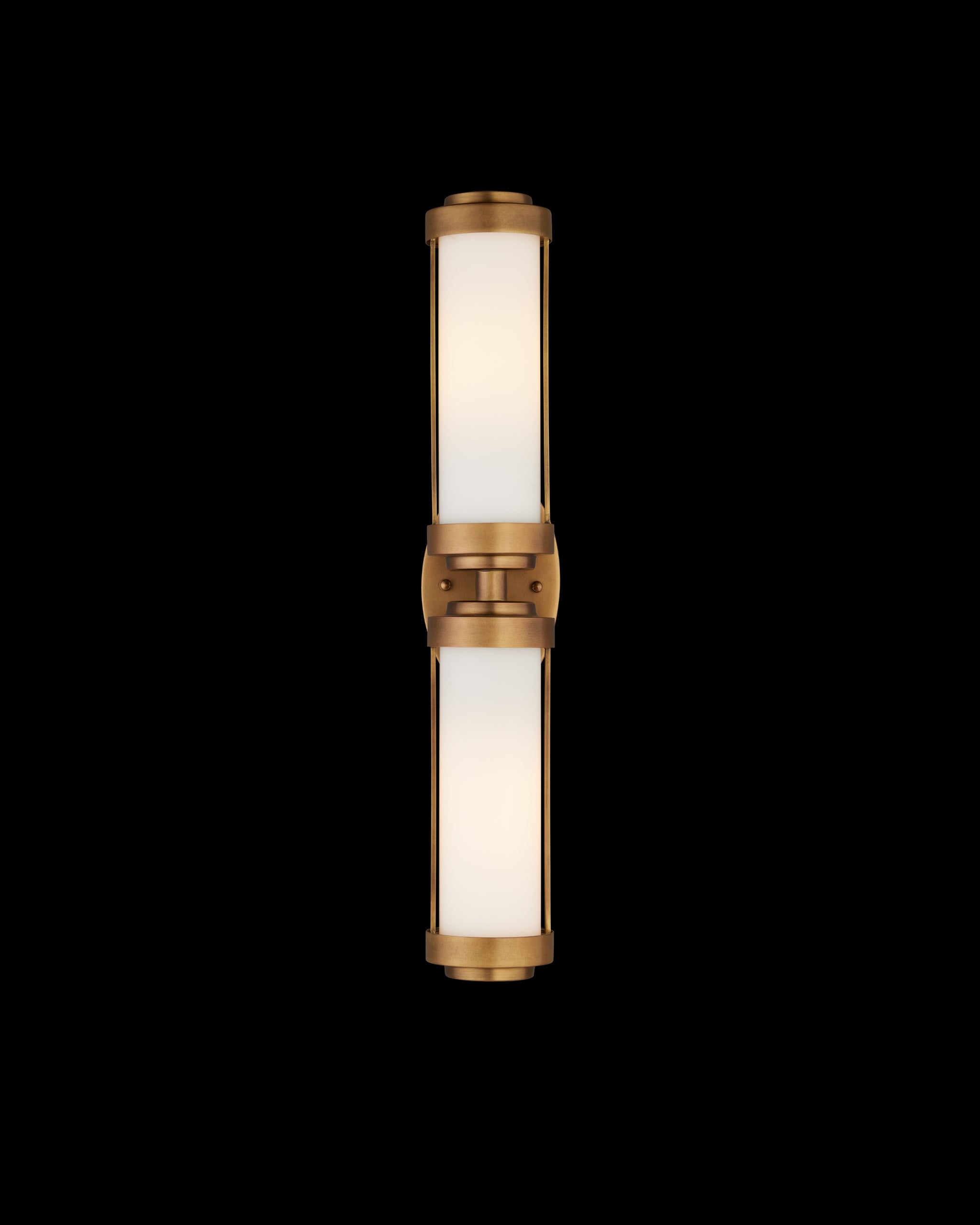 Currey & Company Bowland Brass Bath Wall Sconce