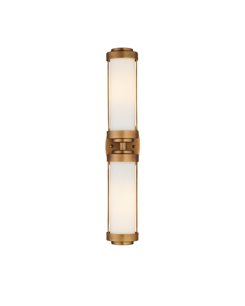 Currey & Company Bowland Brass Bath Wall Sconce