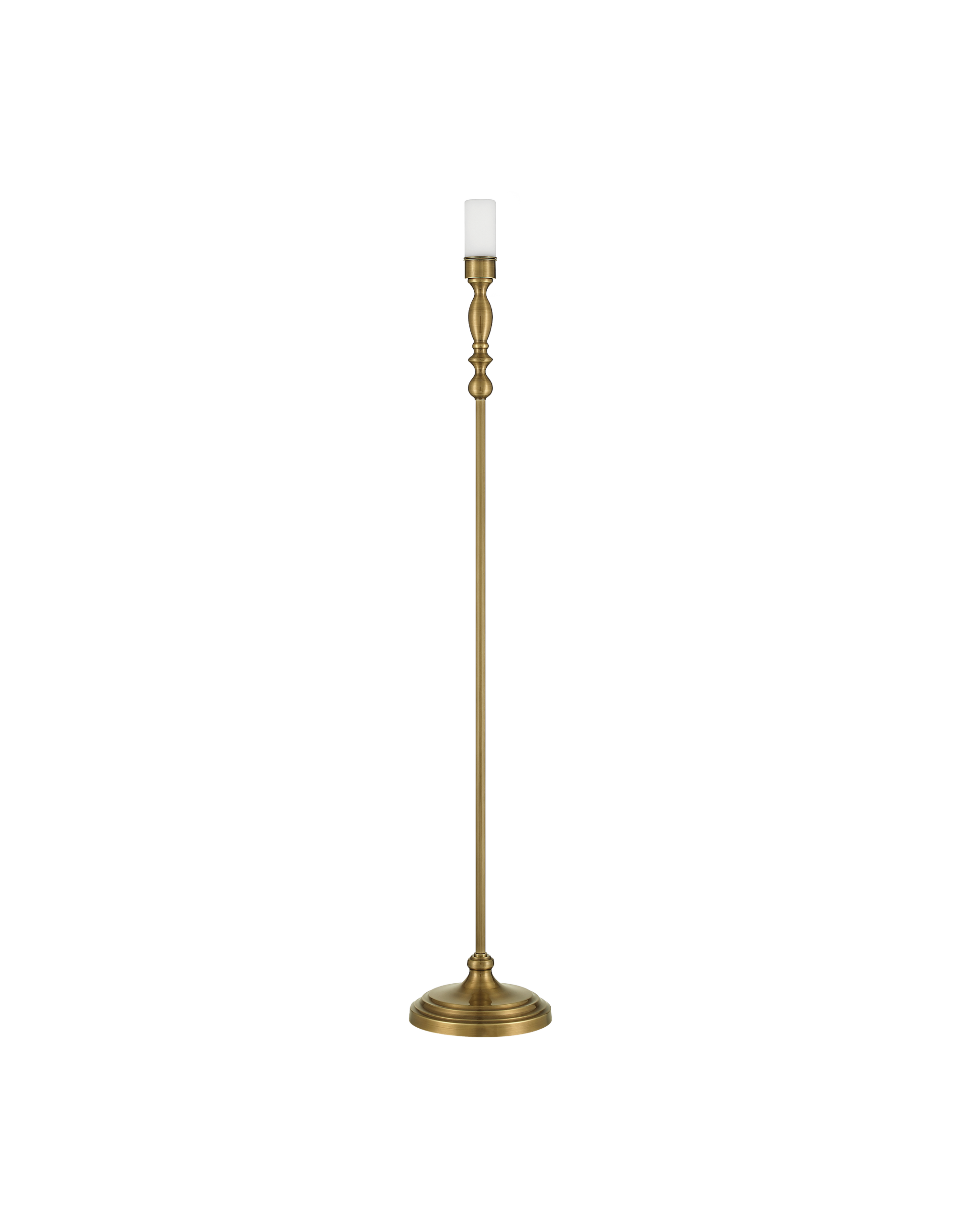 Currey & Company Viaggio Antique Brass Cordless Floor Lamp
