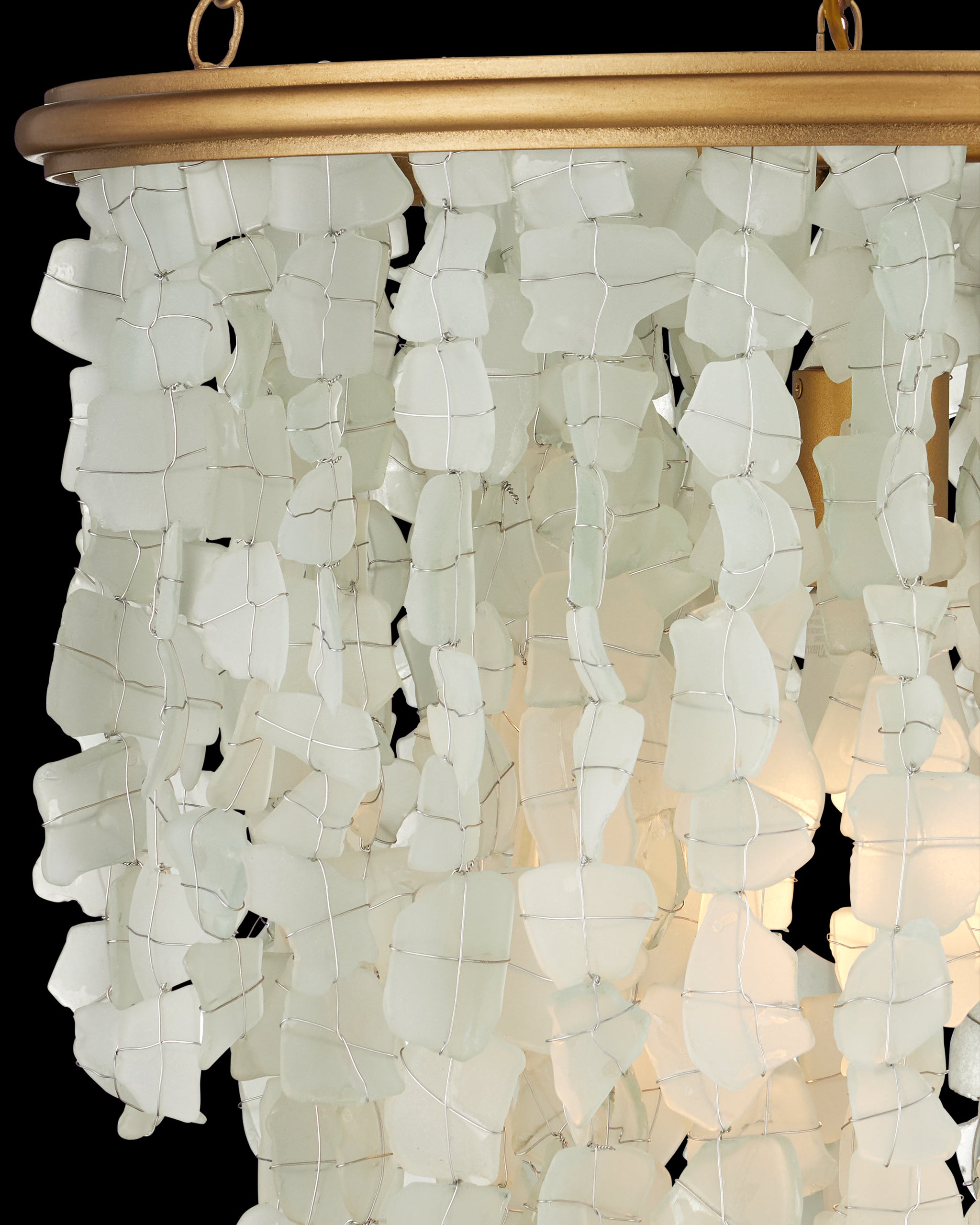 Currey & Company Verre De Mer Small Chandelier