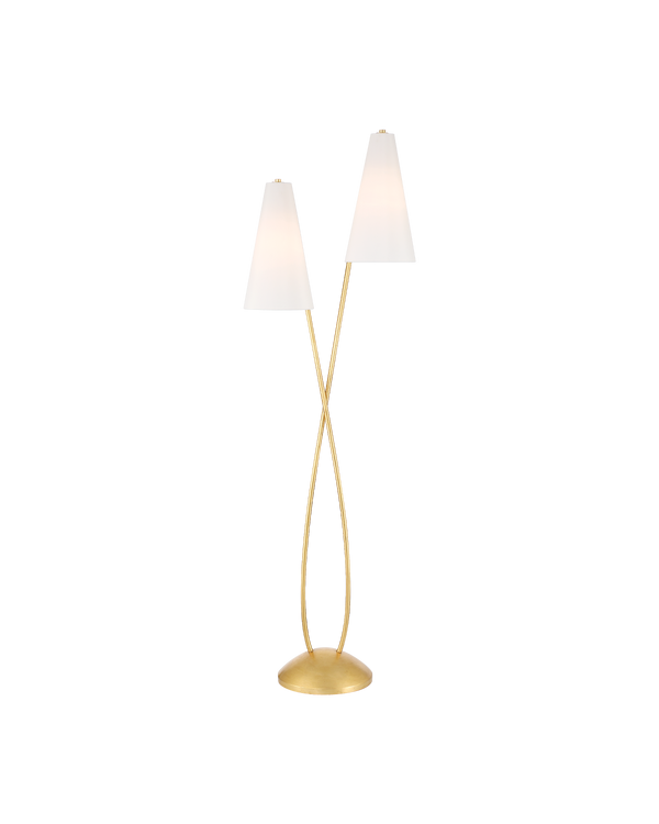 Currey & Company Pas De Deux Floor Lamp