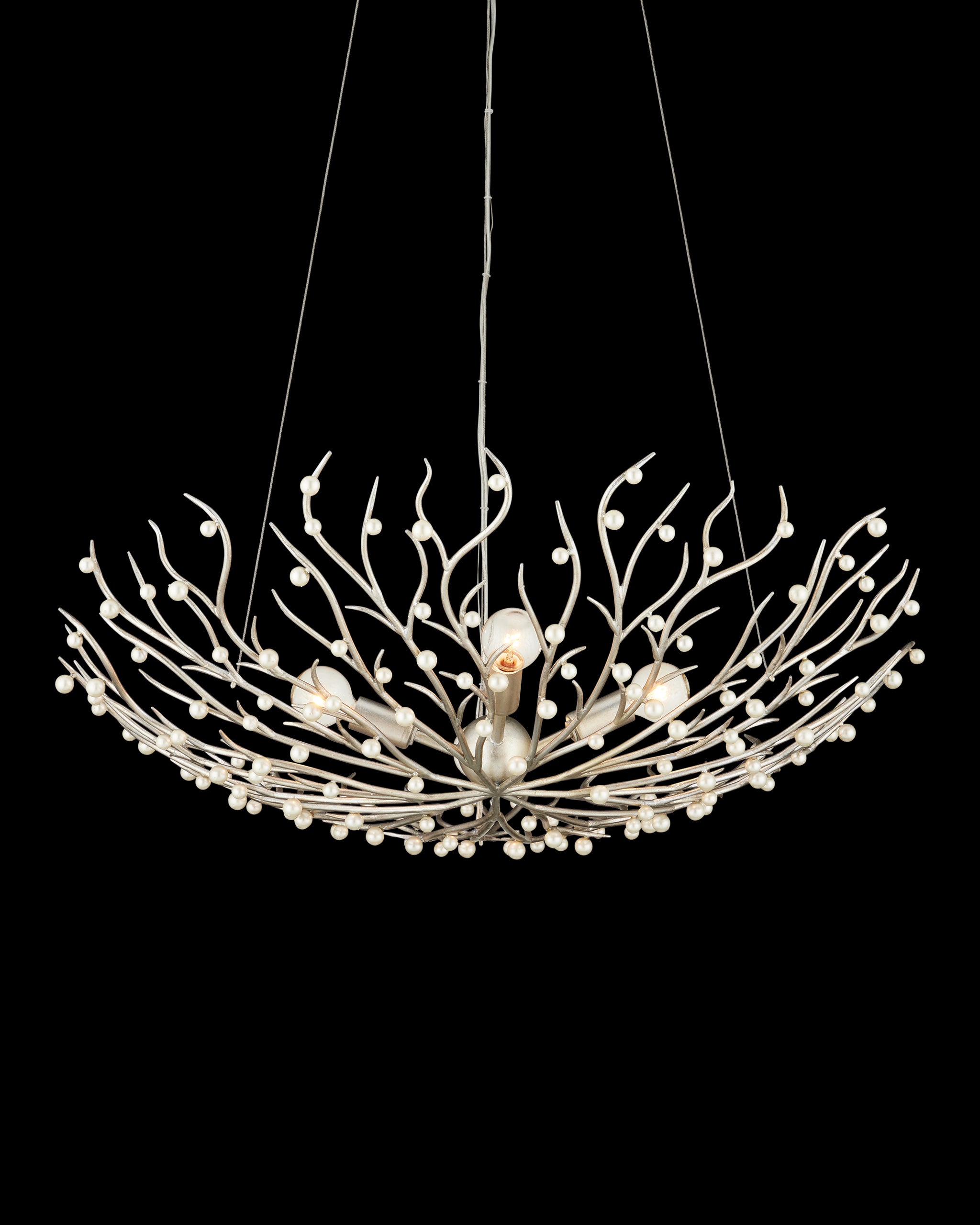 Currey & Company Shinju Pearl Bowl Chandelier