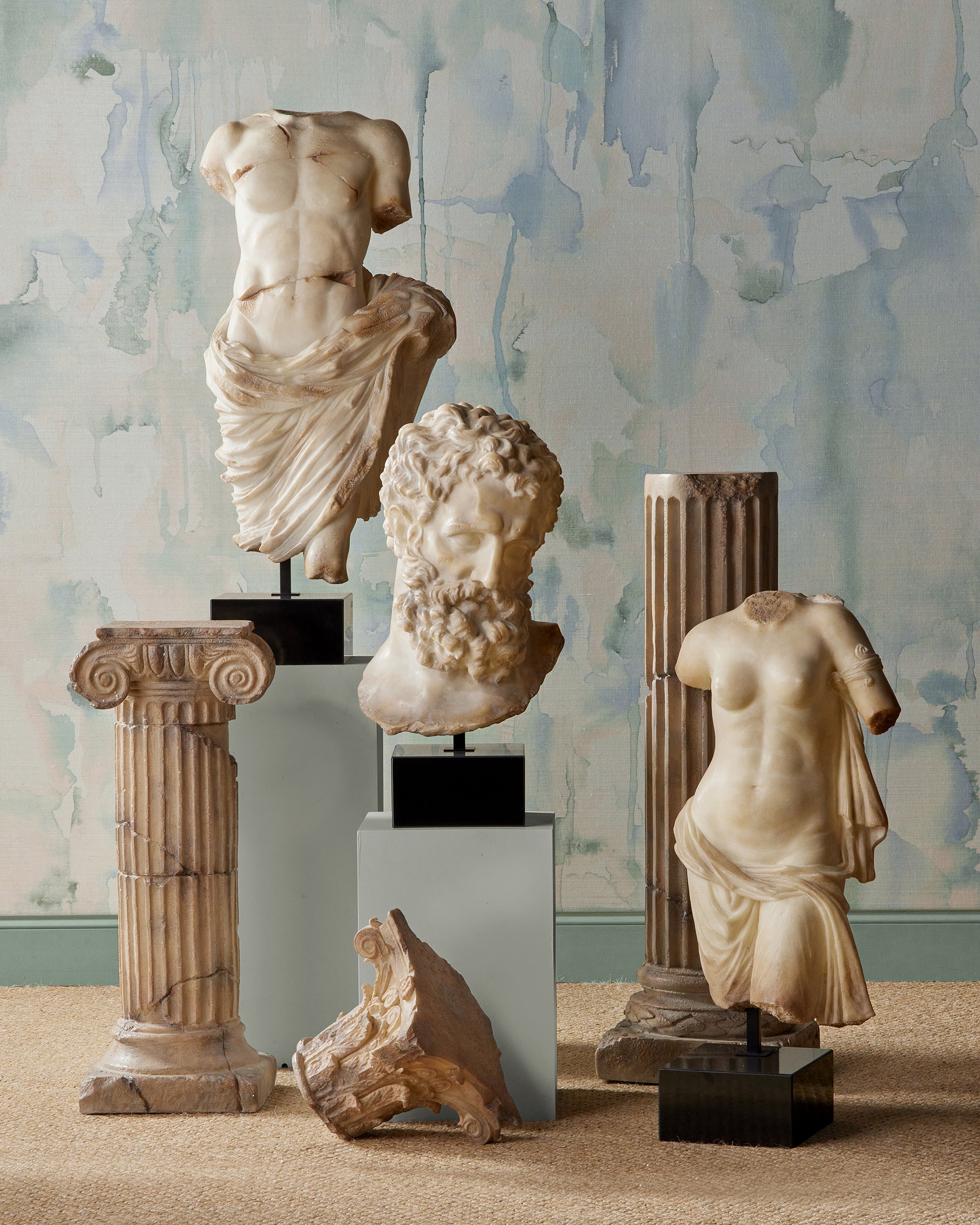 Currey & Company Phoenician Pillar
