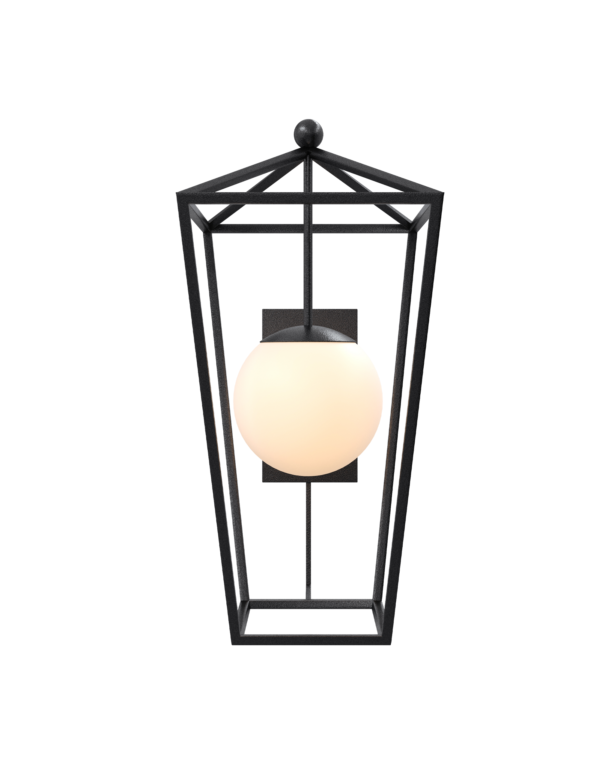 Currey And Company Denison Large Black Outdoor Wall Sconce